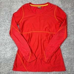 Athleta Shirt Womens Small Long Sleeve Crewneck Compression Activewear Fitness